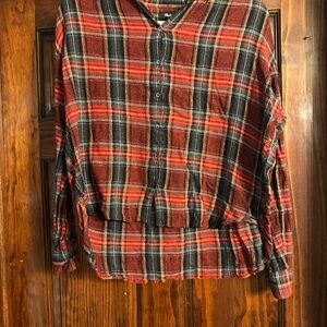 Madewell Long-Sleeved Flannel Shirt